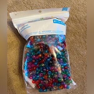 Creatology multicolored clear beads for crafting